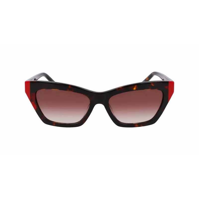 DKNY Moteriški Akiniai Nuo Saulės DK547S-237 Havana Rudi Gradientiniai 55mm