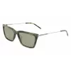 DKNY moteriški akiniai nuo saulės DK709S305 – juodas acetatinis rėmelis, pilki polikarbonatiniai lęšiai, 55 mm lęšio plotis