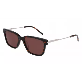 DKNY Moteriški Akiniai Nuo Saulės DK713S5617237 Havana Rudi Stačiakampiai 56mm