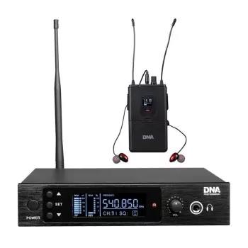 „DNA Professional“ belaidės ausinės, In-Ear, Bluetooth 5.3, ENC, IPX4, 30 h baterija, juodos
