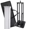 DNA TOTEM V2 Truss Stand Base - Juoda, Plienas, 300x300 mm