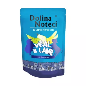Dolina Noteci Superfood ėdalas šunims su veršiena ir ėriena, šlapias, 300 g