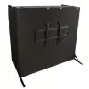 DONNER DJ stalo laikiklis televizoriaus ekranui - juodas, plieninis, VESA 75x75/100x100, 8 kg talpa
