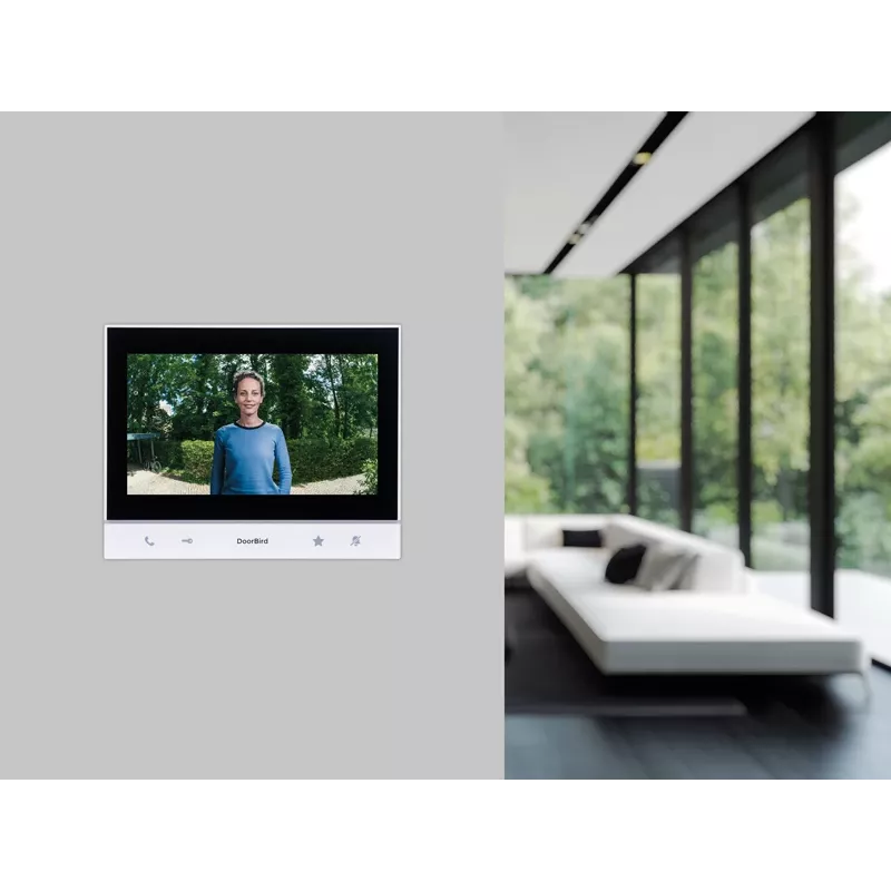 Doorbird A1103 IP vaizdo vidaus stotelė su 7 inch IPS jutikliniu ekranu, balta/juoda
