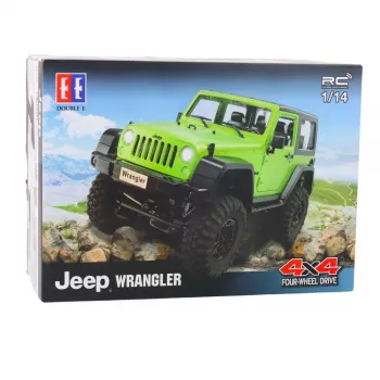 Double E RC Jeep Wrangler Rock Crawler Oranžinis 1:14 nuotoliniu būdu valdoma visureigė transporto priemonė