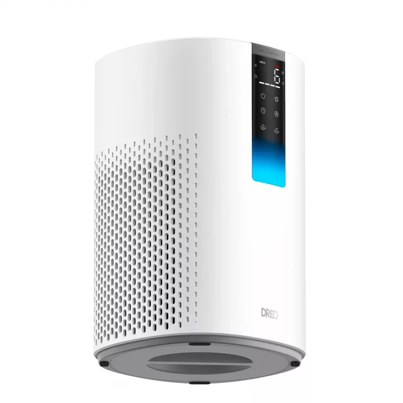 Dreo Air Purifier 605S, 5-in-1 Smart HEPA Air Purifier su Wi-Fi ir balsu, iki 1588 kv. pėdų, baltas