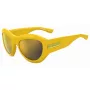 DSQUARED2 D2-0072-S-40G Vyriški kvadratiniai acetatiniai akiniai nuo saulės Havana Brown Gradient 59mm
