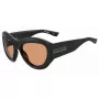 DSQUARED2 D2-0072-S-8LZ vyriški akiniai nuo saulės – juodas rėmelis, pilki lęšiai, 59 mm