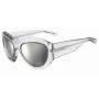 DSQUARED2 D2-0072-S-900 vyriški kvadratiniai acetatiniai akiniai nuo saulės – juodas rėmelis, pilki lęšiai, 59 mm