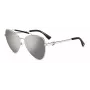 DSQUARED2 moteriški akiniai nuo saulės D2-0093-S-10 juodi acetatiniai kvadratiniai rėmai pilki lęšiai 60/17/140 mm