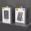 Dudao K28S 20W PD 5000mAh Powerbank su MagSafe ir stovu - Pilka