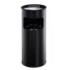 DURABLE 3330-01 apvali metalinė šiukšliadėžė, 17 l, sidabrinė
