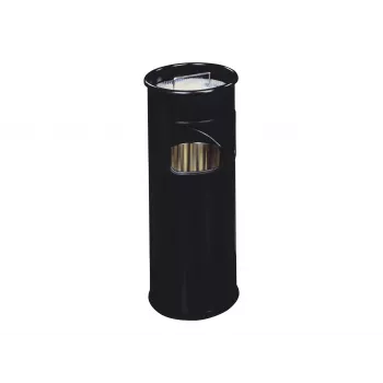 DURABLE 3330-01 apvali metalinė šiukšliadėžė, 17 l, sidabrinė