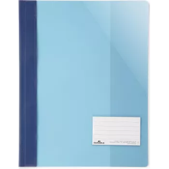 DURABLE A4+ permatomas ataskaitų segtuvas su etikečių langeliu, 90 x 57 mm, 25 vnt. 269006