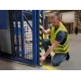 Durable C35 apsauginis kampo profilis, savaiminio klijavimo, 1 m, geltonas/juodas