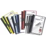 DURABLE DURACLIP 30 A4 PVC segtuvas su spaustuku, 30 lapų talpa, juodas/žalias/permatomas, 3 vnt. paketas 220032