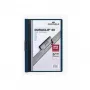 DURABLE DURACLIP 60 A4 dokumentų segtuvas su spaustuku, permatomas, 25 vnt. pakuotė (220928)