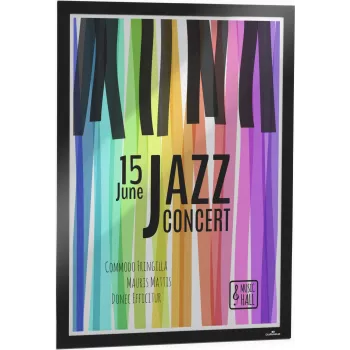 DURABLE DURAFRAME POSTER A2 lipni informacinė plokštė, juoda, 1 vnt. 505301