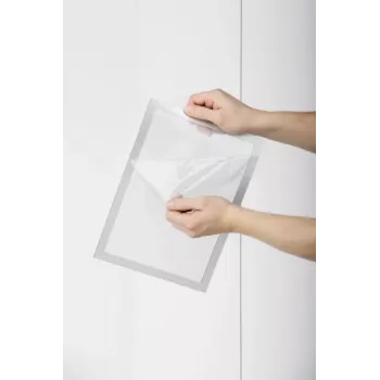 DURABLE DURAFRAME SUN A3 lipdus informacinis rėmelis, sidabrinis, 2 vnt. 484223