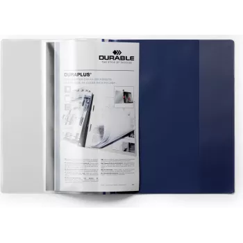 DURABLE DURAPLUS A4+ prezentaciniai segtuvai, permatomi, 25 vnt. 257907