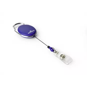 DURABLE Jojo STYLE atsegamojo mechanizmo kortelių laikiklis su sagos kilpa, 10 vnt., juodas 832407
