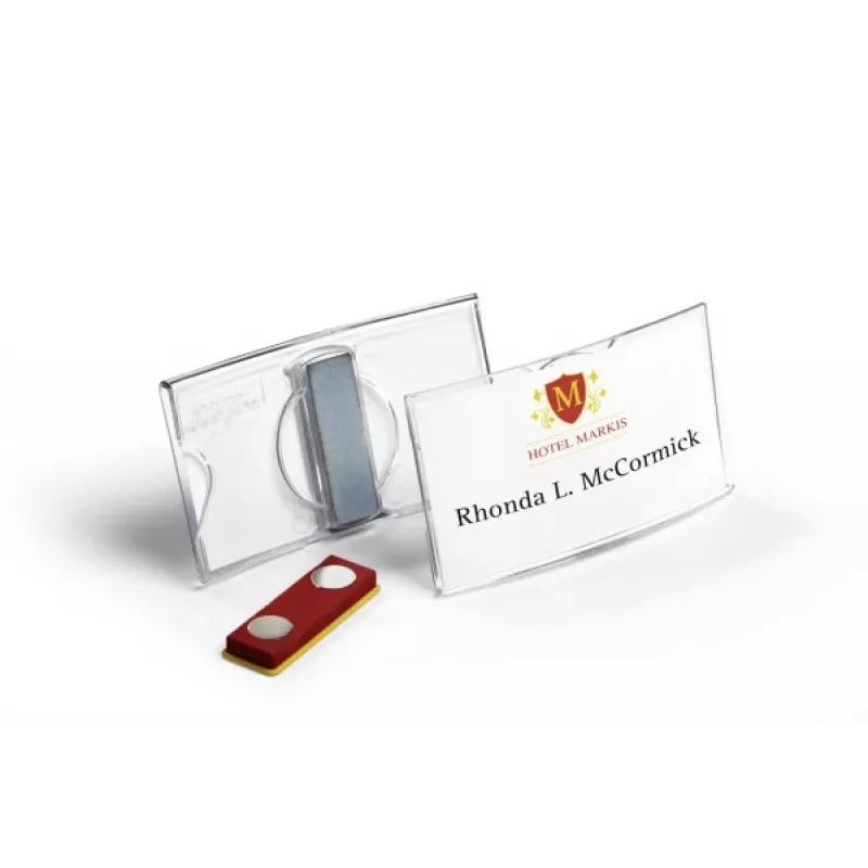 DURABLE KONVEX magnetinis vardų ženklas 75x40mm, 25 vnt. 812319