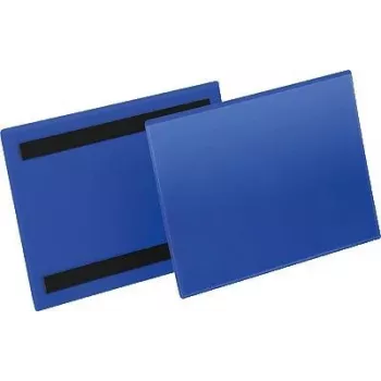 DURABLE magnetinis dokumentų rėmelis A5 gulsčias, 50 vnt., sidabrinis/pilkas 174307