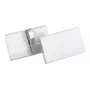 DURABLE vardinių kortelių laikiklis 75x40 mm su krokodilo segtuku, permatomas, 25 vnt. 811019