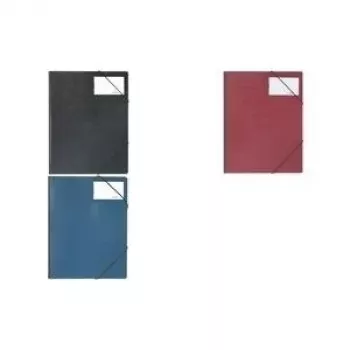 DURABLE PREMIUM kampinis segtuvas DIN A4, juodas, su elastinėmis kampų juostelėmis 232001