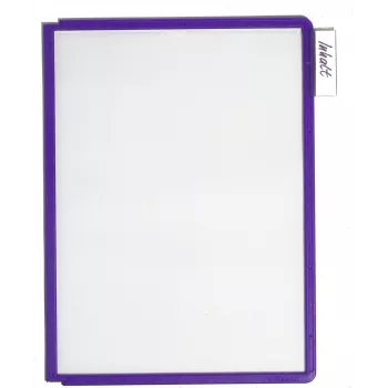 DURABLE SHERPA® PANEL A4 informacinis skydelis, juodas rėmas, anti-glare, 5 vnt. 560644