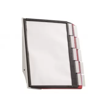DURABLE SHERPA® WALL 10 sieninis dokumentų demonstravimo skydelis, A4, 10 skydelių, pilkas 563100