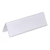 DURABLE VISIFIX® Stalo vardo lentelė Tent Style 61/122x210 mm, permatomas PVC, 25 vnt. pakuotė (805219)