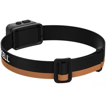 Duracell DH700R Įkraunamas LED žibintuvėlis ant galvos, 700 liumenų, judesio jutiklis, IPX4, juoda/oranžinė