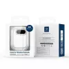 Dux Ducis Apple AirPods 4 PECL Series PC+TPU dėklas su karabinu, pilkas