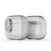 Dux Ducis Apple AirPods 4 PECL Series PC+TPU dėklas su karabinu, pilkas