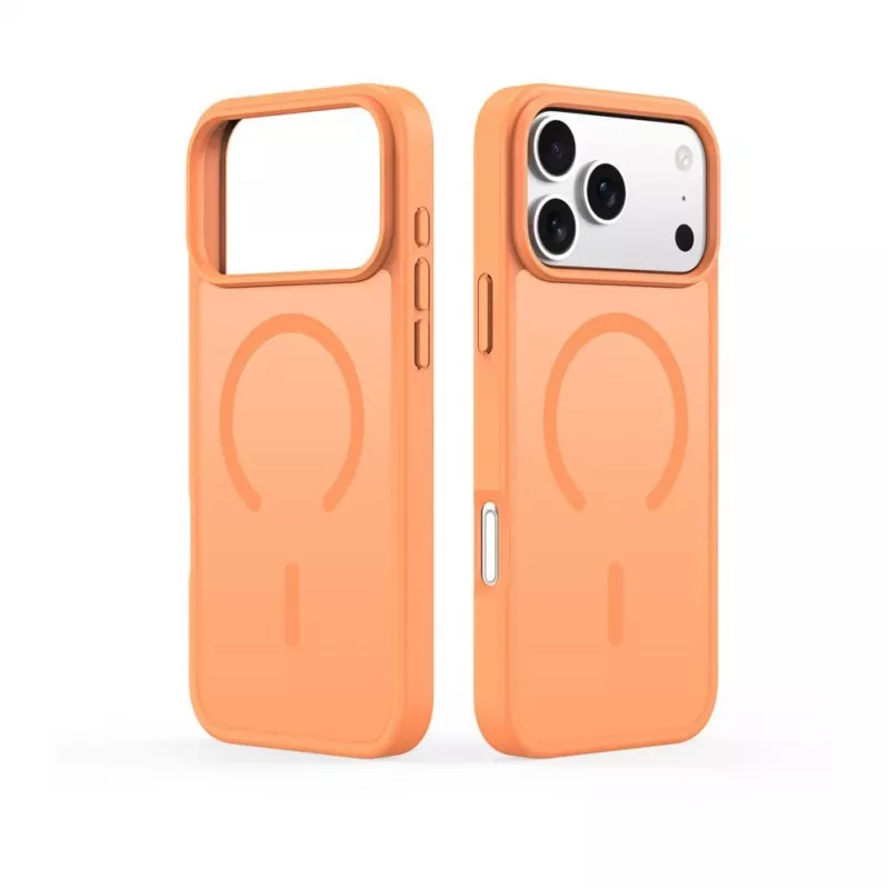 Dux Ducis Apple iPhone 17 Pro YIND PC+TPU Dėklas su MagSafe Oranžinis