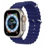 Dux Ducis Apple Silicone Strap for Apple Watch 38/40/41/42mm Navy Blue