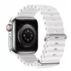 Dux Ducis Silikoninis dirželis, skirtas Apple Watch 42/44/45/46/49 mm, baltas