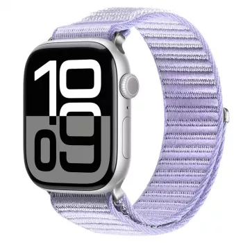 Dux Ducis Apple Watch 42/44/45/46/49mm YE Nylon Braided Loop Wrist Strap Purple