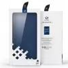 Dux Ducis Bril Series Flip Wallet Case, Samsung Galaxy Z Fold4, Tamsiai mėlyna