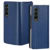 Dux Ducis Bril Series Flip Wallet Case, Samsung Galaxy Z Fold4, Tamsiai mėlyna
