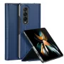 Dux Ducis Bril Series Flip Wallet Case, Samsung Galaxy Z Fold4, Tamsiai mėlyna