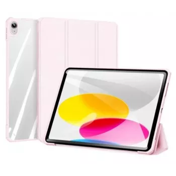Dux Ducis Copa Case, apsauginis dėklas iPad 10,9 inch 2022 (10-osios kartos) Smart Cover Stand, rožinis