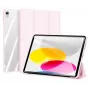 Dux Ducis Copa Case, apsauginis dėklas iPad 10,9 inch 2022 (10-osios kartos) Smart Cover Stand, rožinis