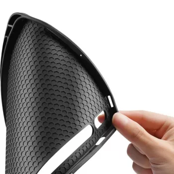Dux Ducis Domo Series Sulankstomas Dėklas su Laikikliu Pieštukui, Samsung Galaxy Tab S9 FE/S10 FE, Juodas