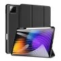 Dux Ducis Domo Series trijų dalių stovo PU odos planšetės viršelis, skirtas Xiaomi Redmi Pad 7/7 Pro, juodas