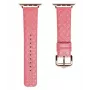 Dux Ducis Dirželis iš natūralios odos, skirtas Apple Watch Series 7/6/5/4/3/2/SE (38/40/41 mm) – raudonas