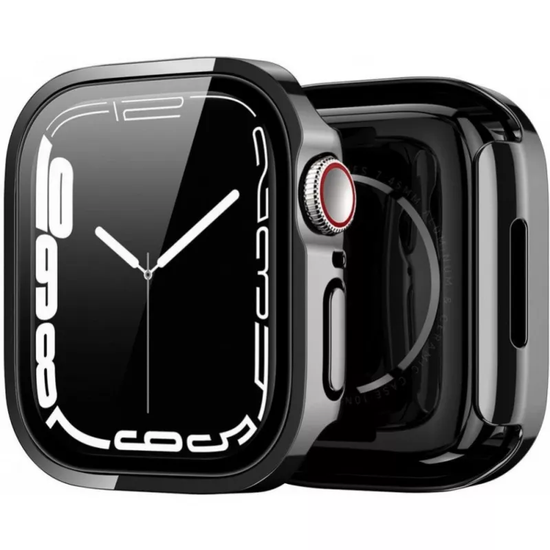 Dux Ducis Hamo Apple Watch Series 7/8/9 Dėklas (PC) 41mm Juodas