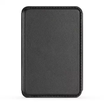 Dux Ducis Magnetinis PU odinis dėklas su pinigine ir stovu, skirtas Apple iPhone 13 Pro Max – juodas