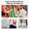 DUX DUCIS Plaz Cross-Body Telefono dirželis Žalias/Geltonas